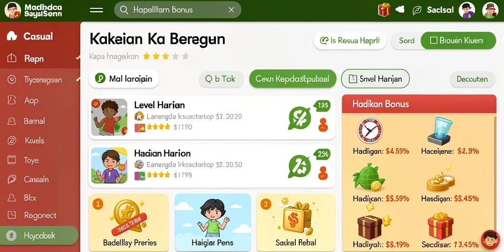 77lucks - Sistem level yang menantang dan bervariasi.