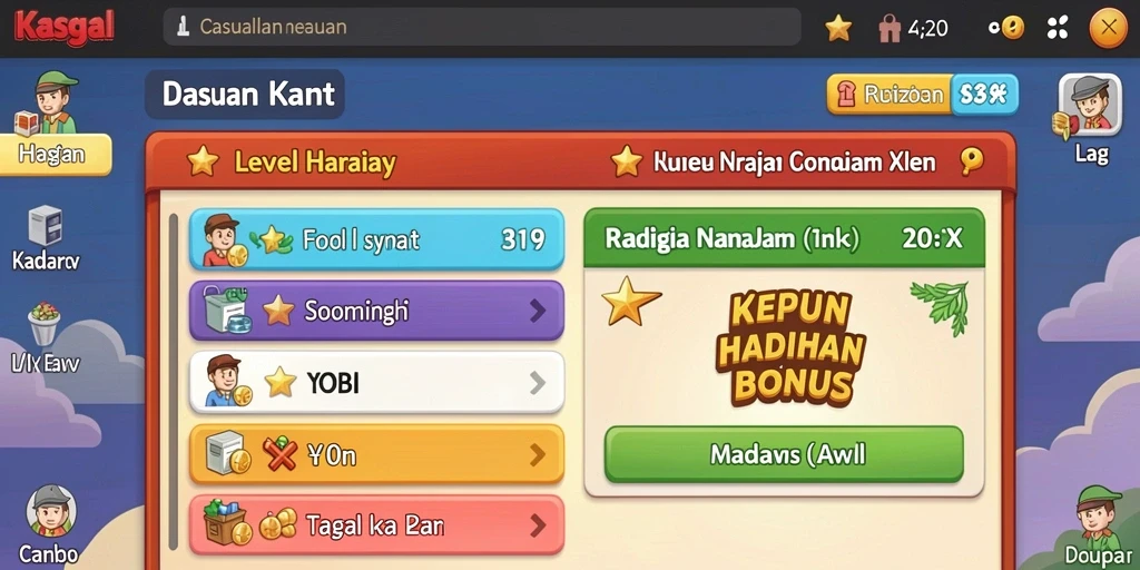 katawin - Gambaran fitur permainan dengan grafik mengesankan.
