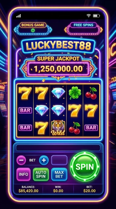 Layar utama luckybest88 — antarmuka bersih setelah instalasi